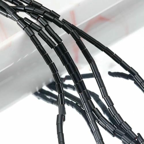 100 Stück metallfarbene Kristallperlen, 2 x 4,0 mm, Glasperlen, lose Röhren-Abstandshalter für die Schmuckherstellung, Armbänder, DIY-Kleid, Handarbeitsmaterial, Schwarz 100 Stück metallfarbene Kristallperlen, 2 x 4,0 mm, Glasperlen, lose Röhren-Abstandshalter für die Schmuckherstellung, Armbänder, DIY-Kleid, Handarbeitsmaterial, Schwarz von TBSKUY