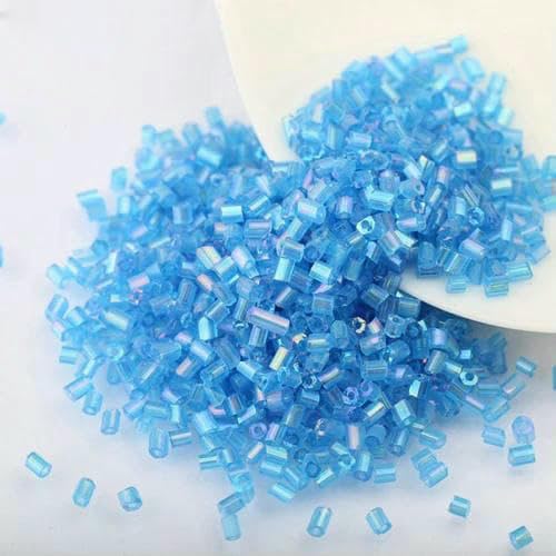 1000 Stück 2 x 3,0 mm kurze Glasperlen, österreichischer Kristall, bunte tschechische Glasperlen, Abstandshalter für Schmuckherstellung, DIY-Zubehör-A267 von TBSKUY