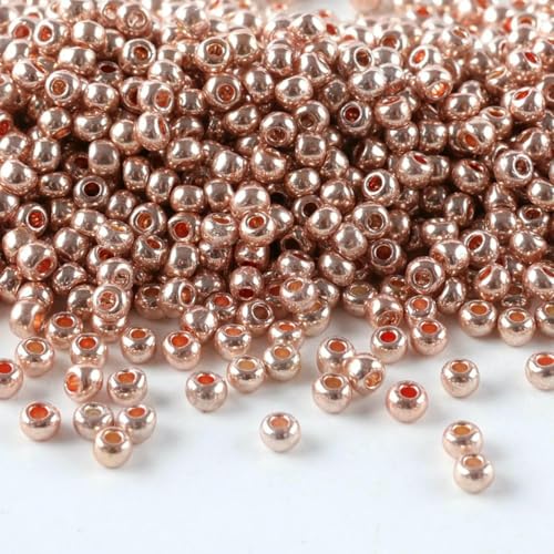 11/0 metallische runde Perlen, Top-Rocailles-Perlen, 10 g/Tube, Schmuckzubehör, geeignet für verschiedene Heimwerkerarbeiten und andere Handarbeiten, CJ-562, 2 mm 11/0 metallische runde Perlen, Top-Rocailles-Perlen, 10 g/Tube, Schmuckzubehör, geeignet für verschiedene Heimwerkerarbeiten und andere Handarbeiten, CJ-562, 2 mm von TBSKUY