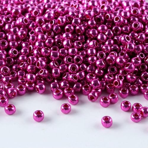 11/0 metallische runde Perlen, Top-Rocailles-Perlen, 10 g/Tube, Schmuckzubehör, geeignet für verschiedene Heimwerkerarbeiten und andere Handarbeiten, CJ-564, 2 mm 11/0 metallische runde Perlen, Top-Rocailles-Perlen, 10 g/Tube, Schmuckzubehör, geeignet für verschiedene Heimwerkerarbeiten und andere Handarbeiten, CJ-564, 2 mm von TBSKUY