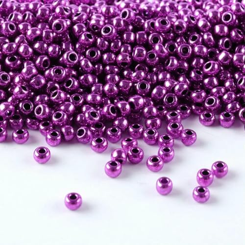 11/0 metallische runde Perlen, Top-Rocailles-Perlen, 10 g/Tube, Schmuckzubehör, geeignet für verschiedene Heimwerkerarbeiten und andere Handarbeiten, CJ-565, 2 mm 11/0 metallische runde Perlen, Top-Rocailles-Perlen, 10 g/Tube, Schmuckzubehör, geeignet für verschiedene Heimwerkerarbeiten und andere Handarbeiten, CJ-565, 2 mm von TBSKUY