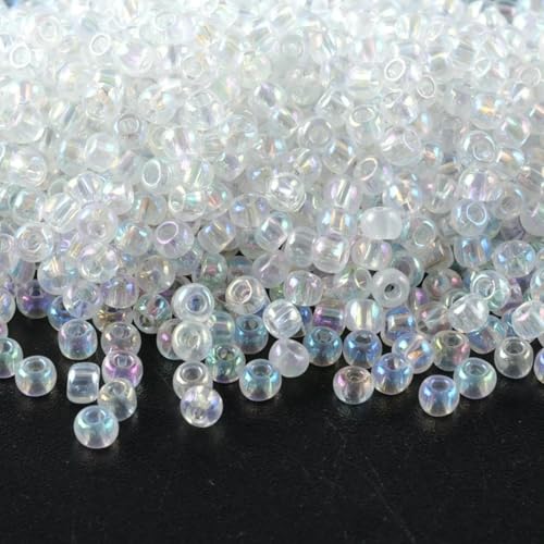 11/0 transparente Rocailles-Perlen-Zubehör, 10 g/Tube, geeignet für alle Arten von Bastelarbeiten usw. - CJ-533-2 mm 11/0 transparente Rocailles-Perlen-Zubehör, 10 g/Tube, geeignet für alle Arten von Bastelarbeiten usw. - CJ-533-2 mm von TBSKUY