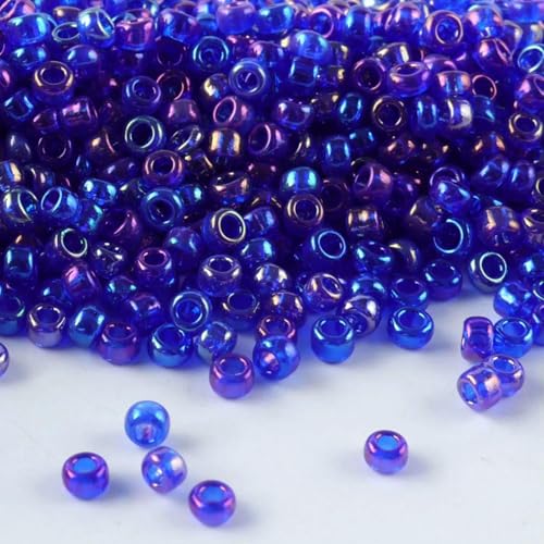 11/0 transparente Rocailles-Perlen-Zubehör, 10 g/Tube, geeignet für alle Arten von Bastelarbeiten usw. - CJ-544-2 mm 11/0 transparente Rocailles-Perlen-Zubehör, 10 g/Tube, geeignet für alle Arten von Bastelarbeiten usw. - CJ-544-2 mm von TBSKUY