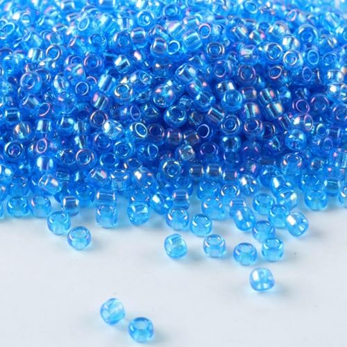 11/0 transparente Rocailles-Perlen-Zubehör, 10 g/Tube, geeignet für alle Arten von Bastelarbeiten usw. - CJ-545-2 mm 11/0 transparente Rocailles-Perlen-Zubehör, 10 g/Tube, geeignet für alle Arten von Bastelarbeiten usw. - CJ-545-2 mm von TBSKUY