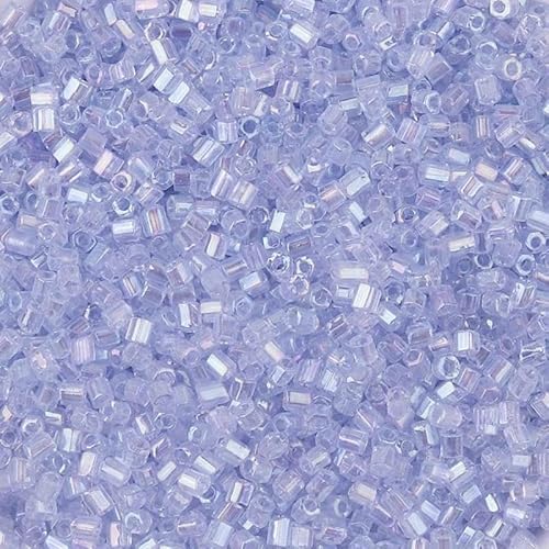 1100/5000 Stück/Los 2 mm AB-Farbperlen, röhrenförmige Glasperlensamen zur Schmuckherstellung, lose Abstandsperlen, DIY-Armband, Halskette, A5, 2 mm, 1100 Stück in Flaschen von TBSKUY