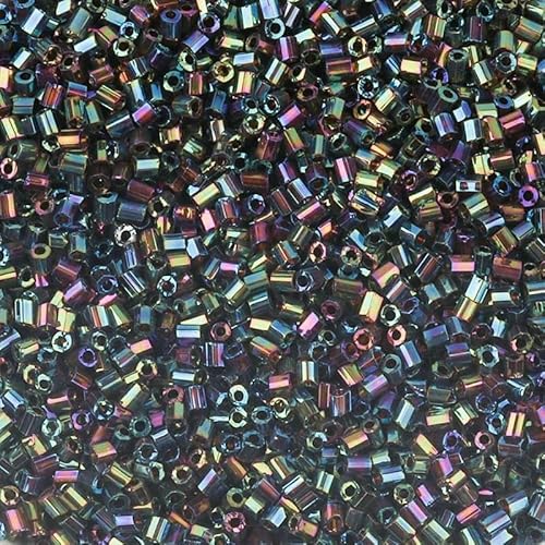 1100 Stück 2 mm AB-Farbperlen, röhrenförmige Glasperlen, Rocailles-Perlen zur Schmuckherstellung, lose Abstandsperlen, DIY-Armband, Halskette, A10 von TBSKUY
