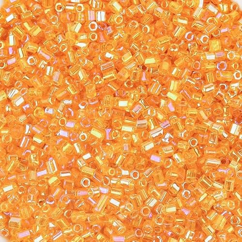 1100 Stück 2 mm AB-Farbperlen, röhrenförmige Glasperlen, Rocailles-Perlen zur Schmuckherstellung, lose Abstandsperlen, DIY-Armband, Halskette, A2 von TBSKUY