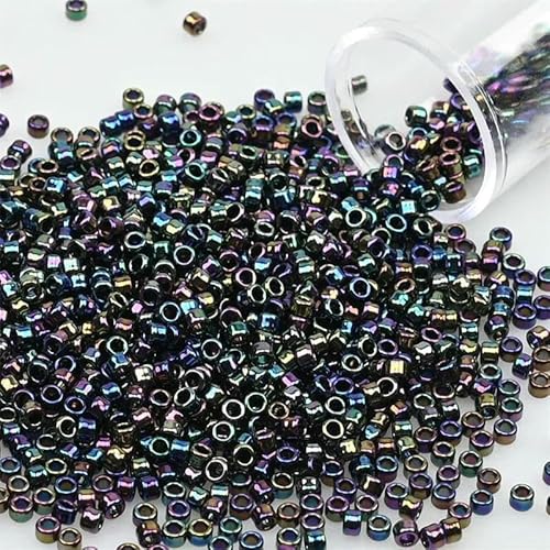 1200 Stück/Tube Metallic Rocailles Perlen Uniform 2.0 Stickerei Glas Rocailles Perlen Charms für Schmuckherstellung DIY Zubehör-PZ701-2mm 1200 Stück-Tube 1200 Stück/Tube Metallic Rocailles Perlen Uniform 2.0 Stickerei Glas Rocailles Perlen Charms für Schmuckherstellung DIY Zubehör-PZ701-2mm 1200 Stück-Tube von TBSKUY
