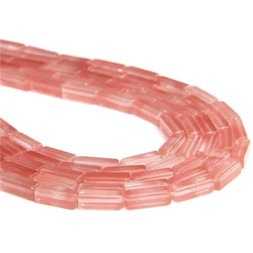 13 x 4,0 mm Naturstein-Röhrenperlen, Achate, Tigerauge, Imperial Spacer-Perlen, glatte, flache, rechteckige Röhrenperlen für die Schmuckherstellung, DIY-31.Wassermelone, 4 x 13,0 mm, ca. 14 Stück 13 x 4,0 mm Naturstein-Röhrenperlen, Achate, Tigerauge, Imperial Spacer-Perlen, glatte, flache, rechteckige Röhrenperlen für die Schmuckherstellung, DIY-31.Wassermelone, 4 x 13,0 mm, ca. 14 Stück von TBSKUY