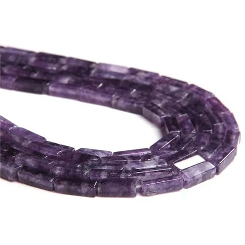 13 x 4,0 mm Naturstein-Röhrenperlen, Achate, Tigerauge, Imperial Spacer-Perlen, glatte, flache, rechteckige Röhrenperlen für die Schmuckherstellung, DIY-33.Amethyste, Jade, 4 x 13,0 mm, ca. 14 St 13 x 4,0 mm Naturstein-Röhrenperlen, Achate, Tigerauge, Imperial Spacer-Perlen, glatte, flache, rechteckige Röhrenperlen für die Schmuckherstellung, DIY-33.Amethyste, Jade, 4 x 13,0 mm, ca. 14 St von TBSKUY
