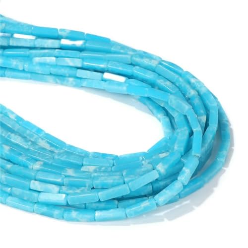 13 x 4,0 mm Naturstein-Röhrenperlen, Achate, Tigerauge, Imperial Spacer-Perlen, glatte, flache, rechteckige Röhrenperlen für die Schmuckherstellung, DIY-9.Chalcedon, 4 x 13,0 mm, ca. 28 Stück 13 x 4,0 mm Naturstein-Röhrenperlen, Achate, Tigerauge, Imperial Spacer-Perlen, glatte, flache, rechteckige Röhrenperlen für die Schmuckherstellung, DIY-9.Chalcedon, 4 x 13,0 mm, ca. 28 Stück von TBSKUY