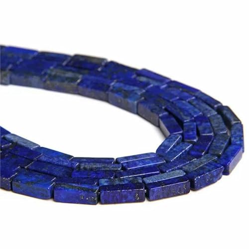 13 x 4,0 mm Naturstein-Röhrenperlen, Achate, Tigerauge, Imperial Spacer-Perlen, glatte, flache, rechteckige Röhrenperlen zur Schmuckherstellung, DIY-45.Lapislazuli, 4 x 13,0 mm, ca. 28 Stück 13 x 4,0 mm Naturstein-Röhrenperlen, Achate, Tigerauge, Imperial Spacer-Perlen, glatte, flache, rechteckige Röhrenperlen zur Schmuckherstellung, DIY-45.Lapislazuli, 4 x 13,0 mm, ca. 28 Stück von TBSKUY
