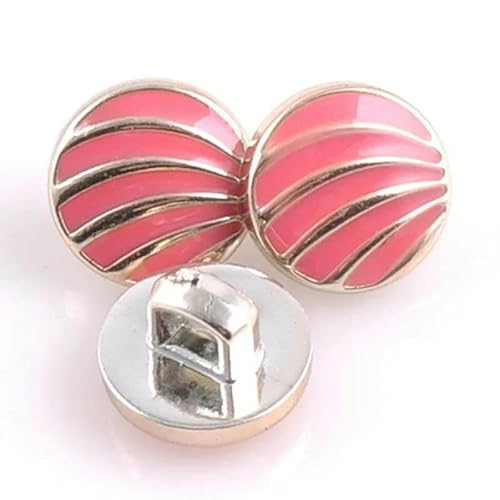 15 Stück 16 Arten Charmante Acrylknöpfe leuchtend vergoldet Bekleidungszubehör DIY Nähzubehör 10~14,0 mm CP1317-CP1332 von TBSKUY