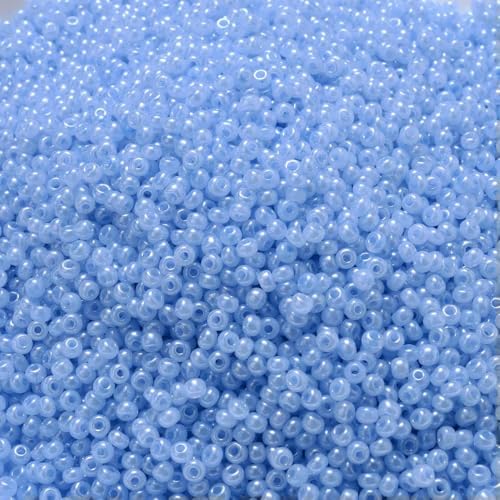 15 g 2/3/4,0 mm Charm Tschechische Glasperlen DIY Armband Halskette Perlen für Schmuckherstellung DIY Ohrring Handgefertigte Accessoires-28-4,0 mm 200 Stück von TBSKUY