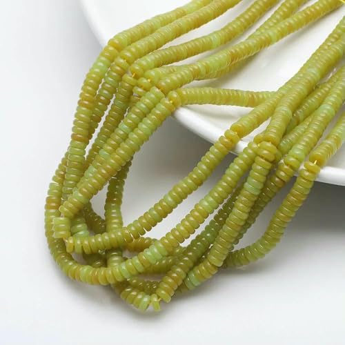 160 Stück/Los 3 x 6 mm Kristallglas, flache, runde Abstandsperlen, Basteln, Schmucklieferant, DIY, handgefertigte Armband-Halsketten-Zubehör, 03 Olivgrün 160 Stück/Los 3 x 6 mm Kristallglas, flache, runde Abstandsperlen, Basteln, Schmucklieferant, DIY, handgefertigte Armband-Halsketten-Zubehör, 03 Olivgrün von TBSKUY