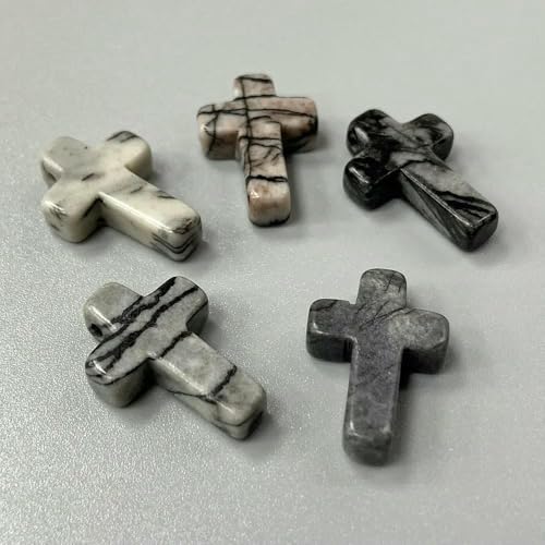 18 x 26 mm Natursteinperlen in Form von Quarzkristall-Türkisen, lose Perlen zur Schmuckherstellung, DIY-Armband, Halskette, schwarzes Netzwerk, 3 Stück 18 x 26 mm Natursteinperlen in Form von Quarzkristall-Türkisen, lose Perlen zur Schmuckherstellung, DIY-Armband, Halskette, schwarzes Netzwerk, 3 Stück von TBSKUY
