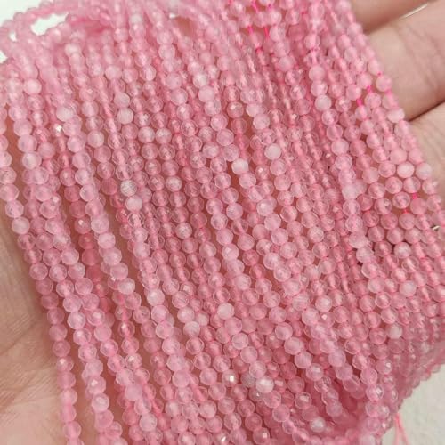 180 Stück 2 MM DIY Naturstein Katzenauge facettierte runde lose Perlen zur Herstellung von Damenarmbändern Halsketten Schmuckzubehör-Rosa 180 Stück 2 MM DIY Naturstein Katzenauge facettierte runde lose Perlen zur Herstellung von Damenarmbändern Halsketten Schmuckzubehör-Rosa von TBSKUY
