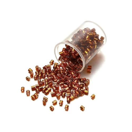 1800 Stück/Los, Loch 1 mm, tschechische zylindrische Rocailles-Perlen, Nadelperlen, sechseckige Glasperlen, lose Perlen für DIY-Armband, Halskette, Schmuckherstellung, Kaffeebraun, 2 mm x Loch 1 mm 1800 Stück/Los, Loch 1 mm, tschechische zylindrische Rocailles-Perlen, Nadelperlen, sechseckige Glasperlen, lose Perlen für DIY-Armband, Halskette, Schmuckherstellung, Kaffeebraun, 2 mm x Loch 1 mm von TBSKUY