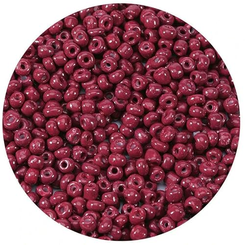 2/3/4,0 mm, 1000 Stück, einfarbige Glasreisperlen, runde Rocailles-Perlen zur Schmuckherstellung, DIY-Armband, Ohrringperlen-Zubehör, dunkelrot, 2 mm 2/3/4,0 mm, 1000 Stück, einfarbige Glasreisperlen, runde Rocailles-Perlen zur Schmuckherstellung, DIY-Armband, Ohrringperlen-Zubehör, dunkelrot, 2 mm von TBSKUY