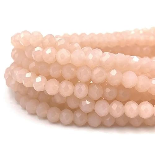 2/3/4/6/8 mm facettierte Kristallperlen, Großpackung – Glas für DIY-Armbänder, Haarnadel, lose Abstandsperlen zur Schmuckherstellung – DC172 – 3,0 mm (115–125 Stück) von TBSKUY