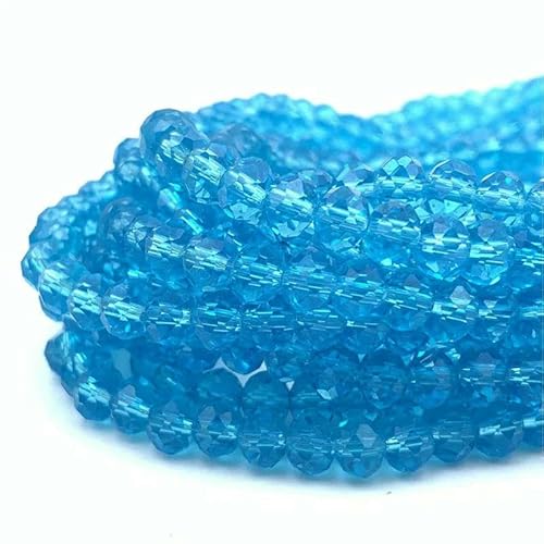 2/3/4/6/8 mm facettierte Kristallperlen, Großpackung – Glas für DIY-Armbänder, Haarnadel, lose Abstandsperlen zur Schmuckherstellung – DC24–3,0 mm (115–125 Stück) von TBSKUY