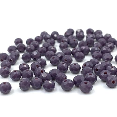 2/3/4/6/8 mm facettierte Kristallperlen, Großpackung – Glas für DIY-Armbänder, Haarnadeln, lose Abstandsperlen zur Schmuckherstellung – DC186 – 4,0 mm (115–125 Stück) von TBSKUY