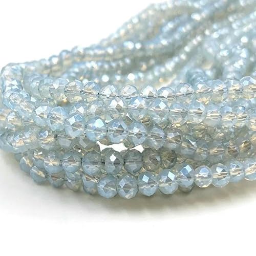2/3/4/6/8 mm facettierte Kristallperlen, Großpackung – Glas für DIY-Armbänder, Haarnadeln, lose Abstandsperlen zur Schmuckherstellung – DC198 – 8 mm (60–68 Stück) von TBSKUY