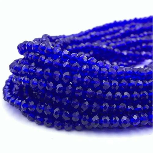 2/3/4/6/8 mm facettierte Kristallperlen, Großpackung – Glas für DIY-Armbänder, Haarnadeln, lose Abstandsperlen zur Schmuckherstellung – DC23–6 mm (80–90 Stück) von TBSKUY