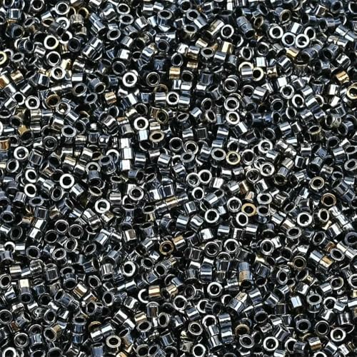 2,5 mm antike Glasperlen, goldfarben plattiert, Mini-Perlen, handgefertigt, DIY-Halskette, Armband, Schmuckzubehör, Materialien-S1907-2,5 mm, 1000 Stück von TBSKUY