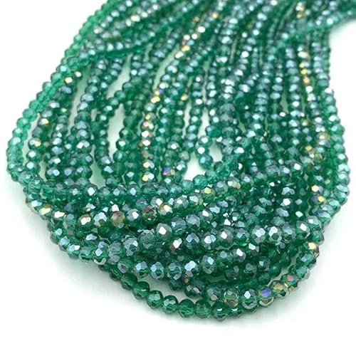 2 3 4 6 8 mm Kristallperlen, Rondelle, lose Abstandshalter, facettierte Glasperlen für die Schmuckherstellung, DIY-Handarbeiten, Armbandzubehör, Nr. 14, 2 mm 2 3 4 6 8 mm Kristallperlen, Rondelle, lose Abstandshalter, facettierte Glasperlen für die Schmuckherstellung, DIY-Handarbeiten, Armbandzubehör, Nr. 14, 2 mm von TBSKUY
