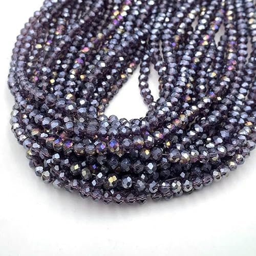 2 3 4 6 8 mm Kristallperlen, Rondelle, lose Abstandshalter, facettierte Glasperlen für die Schmuckherstellung, DIY-Handarbeiten, Armbandzubehör, Nr. 16, 2 mm 2 3 4 6 8 mm Kristallperlen, Rondelle, lose Abstandshalter, facettierte Glasperlen für die Schmuckherstellung, DIY-Handarbeiten, Armbandzubehör, Nr. 16, 2 mm von TBSKUY