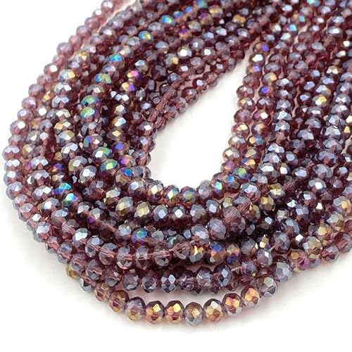 2 3 4 6 8 mm Kristallperlen, Rondelle, lose Abstandshalter, facettierte Glasperlen für die Schmuckherstellung, DIY-Handarbeiten, Armbandzubehör, Nr. 17–3,0 mm 2 3 4 6 8 mm Kristallperlen, Rondelle, lose Abstandshalter, facettierte Glasperlen für die Schmuckherstellung, DIY-Handarbeiten, Armbandzubehör, Nr. 17–3,0 mm von TBSKUY