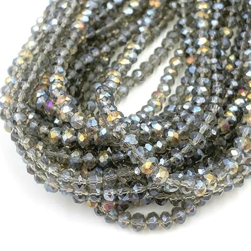 2 3 4 6 8 mm Kristallperlen, Rondelle, lose Abstandshalter, facettierte Glasperlen für die Schmuckherstellung, DIY-Handarbeiten, Armbandzubehör, Nr. 18, 2 mm 2 3 4 6 8 mm Kristallperlen, Rondelle, lose Abstandshalter, facettierte Glasperlen für die Schmuckherstellung, DIY-Handarbeiten, Armbandzubehör, Nr. 18, 2 mm von TBSKUY