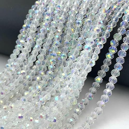 2 3 4 6 8 mm Kristallperlen, Rondelle, lose Abstandshalter, facettierte Glasperlen für die Schmuckherstellung, DIY-Handarbeiten, Armbandzubehör, Nr. 27, 2 mm 2 3 4 6 8 mm Kristallperlen, Rondelle, lose Abstandshalter, facettierte Glasperlen für die Schmuckherstellung, DIY-Handarbeiten, Armbandzubehör, Nr. 27, 2 mm von TBSKUY