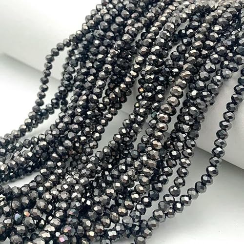 2 3 4 6 8 mm Kristallperlen, Rondelle, lose Abstandshalter, facettierte Glasperlen für die Schmuckherstellung, DIY-Handarbeiten, Armbandzubehör, Nr. 37, 8 mm von TBSKUY