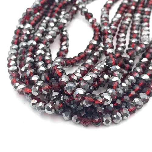2 3 4 6 8 mm Kristallperlen, Rondelle, lose Abstandshalter, facettierte Glasperlen für die Schmuckherstellung, DIY-Handarbeiten, Armbandzubehör, Nr. 43, 3,0 mm 2 3 4 6 8 mm Kristallperlen, Rondelle, lose Abstandshalter, facettierte Glasperlen für die Schmuckherstellung, DIY-Handarbeiten, Armbandzubehör, Nr. 43, 3,0 mm von TBSKUY