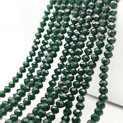 2 3 4 6 8 mm mehrfarbige Porzellanperlen, Kristallperlen, facettierte, flache, runde Perlen zur Schmuckherstellung, Zubehör, DIY – C182 – 8 mm (68 Stück) von TBSKUY