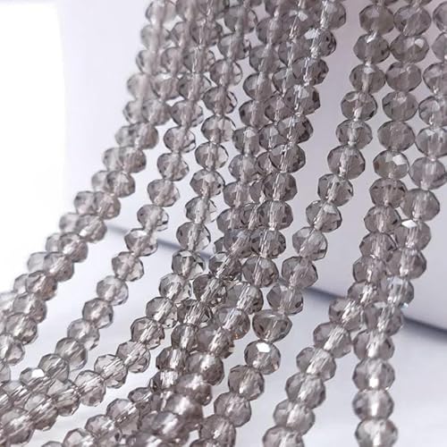 2 3 4 6 8 mm mehrfarbige Porzellanperlen, Kristallperlen, facettierte, flache, runde Perlen zur Schmuckherstellung, Zubehör, DIY – C20-8 mm (68 Stück) von TBSKUY
