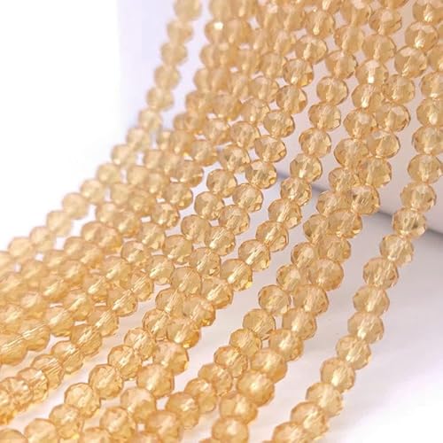 2 3 4 6 8 mm mehrfarbige Porzellanperlen, Kristallperlen, facettierte, flache, runde Perlen zur Schmuckherstellung, Zubehör, DIY – C5-4,0 mm (125 Stück) von TBSKUY