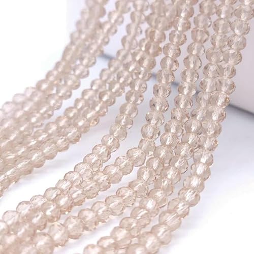 2 3 4 6 8 mm mehrfarbige Porzellanperlen, Kristallperlen, facettierte, flache, runde Perlen zur Schmuckherstellung, Zubehör, DIY – C6–8 mm (68 Stück) von TBSKUY