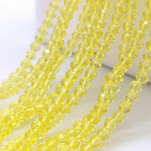 2 3 4 6 8 mm mehrfarbige Porzellanperlen, Kristallperlen, facettierte, flache, runde Perlen zur Schmuckherstellung, Zubehör, DIY – C9-2 mm (185 Stück) von TBSKUY