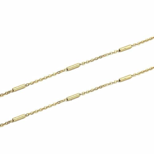 2 Meter Edelstahlketten, Goldfarbene Kugelperlen, kubanische Gliederketten, Lot für Halsketten, Armbänder, Zubehör, DIY-Schmuckherstellung-Gold_d 2 Meter Edelstahlketten, Goldfarbene Kugelperlen, kubanische Gliederketten, Lot für Halsketten, Armbänder, Zubehör, DIY-Schmuckherstellung-Gold_d von TBSKUY