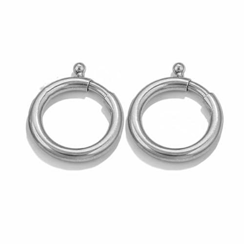 2 Stück/Lot Edelstahl Gold Perlen Federverschluss für Armband Halskette Verbinder DIY Schmuckherstellung Zubehör Alle Saison Handmade-Z2073SJ von TBSKUY