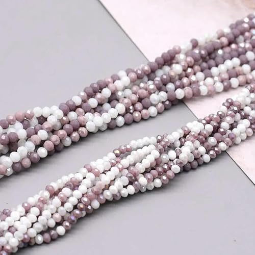 2 mm, 3,0 mm, 4,0 mm, 6 mm, 8 mm, neue Farben, Rondelle-Kristallglasperlen, flach, facettiert, lose Abstandshalter-Glasperlen zur Schmuckherstellung, Schmuck, DIY, SS10, 4,0 mm, ca. 120 Stück 2 mm, 3,0 mm, 4,0 mm, 6 mm, 8 mm, neue Farben, Rondelle-Kristallglasperlen, flach, facettiert, lose Abstandshalter-Glasperlen zur Schmuckherstellung, Schmuck, DIY, SS10, 4,0 mm, ca. 120 Stück von TBSKUY