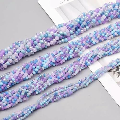 2 mm, 3,0 mm, 4,0 mm, 6 mm, 8 mm, neue Farben, Rondelle-Kristallglasperlen, flach, facettiert, lose Spacer-Glasperlen zur Schmuckherstellung, Schmuckherstellung, DIY-SS03, 6 mm, ca. 85 Stück 2 mm, 3,0 mm, 4,0 mm, 6 mm, 8 mm, neue Farben, Rondelle-Kristallglasperlen, flach, facettiert, lose Spacer-Glasperlen zur Schmuckherstellung, Schmuckherstellung, DIY-SS03, 6 mm, ca. 85 Stück von TBSKUY