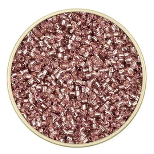2 mm 11/0 einheitliche lose Röhre, silberfarbene Innenseite, Rocailles-Perlen, tschechische Glasperlen, Armbänder, Halsketten, Ringe, Rocailles-Perlen für Heimwerker, 8–20 g von TBSKUY