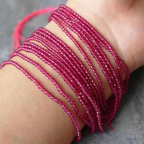 2 mm Naturstein-Amethyst-Tigerauge-Lapislazuli-Perlen mit leuchtenden Perlen, Schmuckherstellung, DIY-Halsketten-Armband-Schmuck-Rosenrot-2 mm 2 mm Naturstein-Amethyst-Tigerauge-Lapislazuli-Perlen mit leuchtenden Perlen, Schmuckherstellung, DIY-Halsketten-Armband-Schmuck-Rosenrot-2 mm von TBSKUY