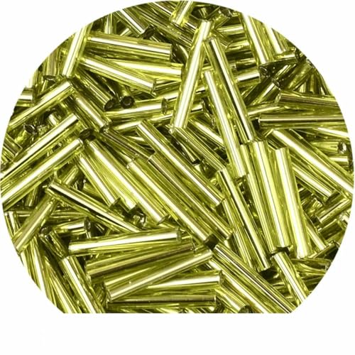 2 x 12 mm lange gefütterte Röhrenperlen, tschechische Glasperlen, Abstandsperlen für die Schmuckherstellung, DIY, österreichischer Kristall – 5L29 – ca. 500 Stück, 32 g von TBSKUY