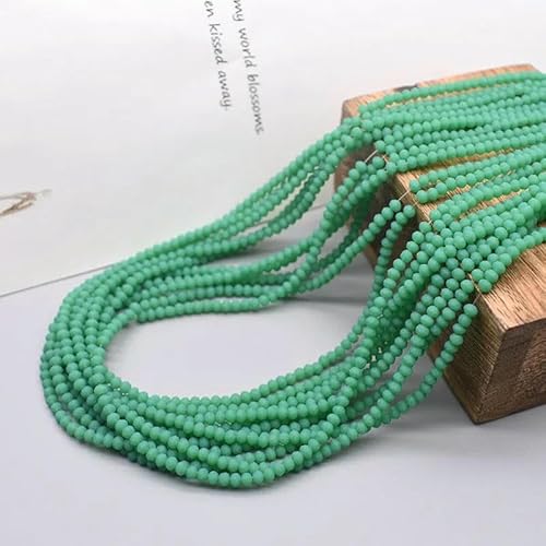 2 x 3,0 mm, 155 Stück/Los, Rondell, österreichische facettierte Kristallperlen, matte Farbe, runde Glasperlen, lose Abstandsperlen für Schmuckherstellung, DIY-BB-27, matt, 2 x 3,0 mm, 2 x 3,0 mm, 155 Stück/Los, Rondell, österreichische facettierte Kristallperlen, matte Farbe, runde Glasperlen, lose Abstandsperlen für Schmuckherstellung, DIY-BB-27, matt, 2 x 3,0 mm, von TBSKUY