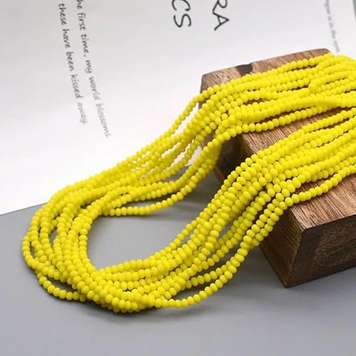 2 x 3,0 mm, 155 Stück/Los, österreichische facettierte Kristallperle, matte Farbe, runde Glasperlen, lose Abstandshalter für Schmuckherstellung, DIY-BB-01, matt, 2 x 3,0 mm, ca. 2 x 3,0 mm, 155 Stück/Los, österreichische facettierte Kristallperle, matte Farbe, runde Glasperlen, lose Abstandshalter für Schmuckherstellung, DIY-BB-01, matt, 2 x 3,0 mm, ca. von TBSKUY